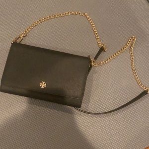 Tory Burch black chained crossbody